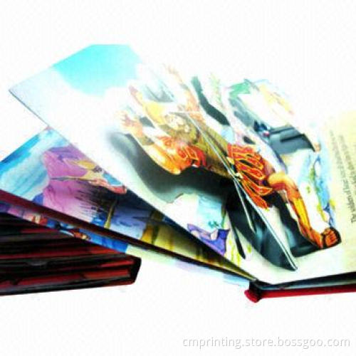 Pop-up Book Printing, Full-color, Hard Cover Binding